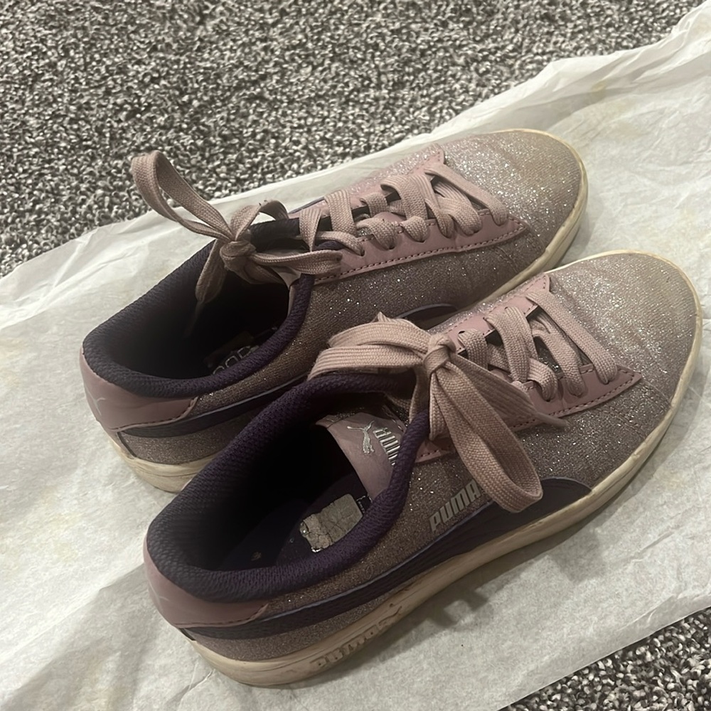 Puma glitter shoes